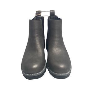 SEVEN7 Women’s Billie Platform Ankle Booties‎ Size 9 New  Gray Slip On NO BOX
